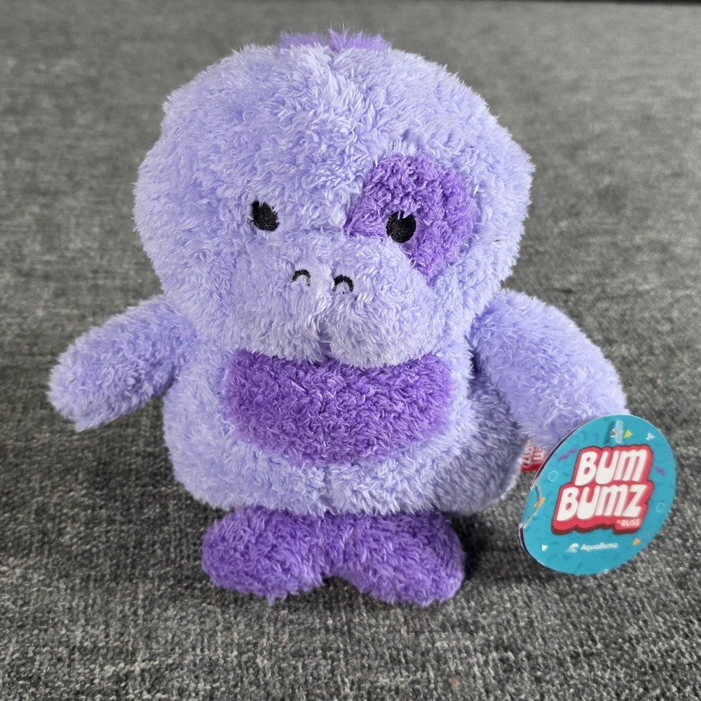 NWT BumBumz AquaBumz Cairo the Seacow Plush Stuffed Animal